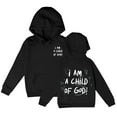 thumbnail image 2 of Christian Hoodies for Girl I Am A Child Of God Cute Graphic Hooded Sweatshirt with Pockets Pullover Tops, 2 of 6