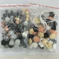 thumbnail image 3 of 200Pcs DIY Necklace Bracelet Beads Set Silicone Beads for Handmade Crafts Bracelet Jewelry with 5M Rope, 3 of 6