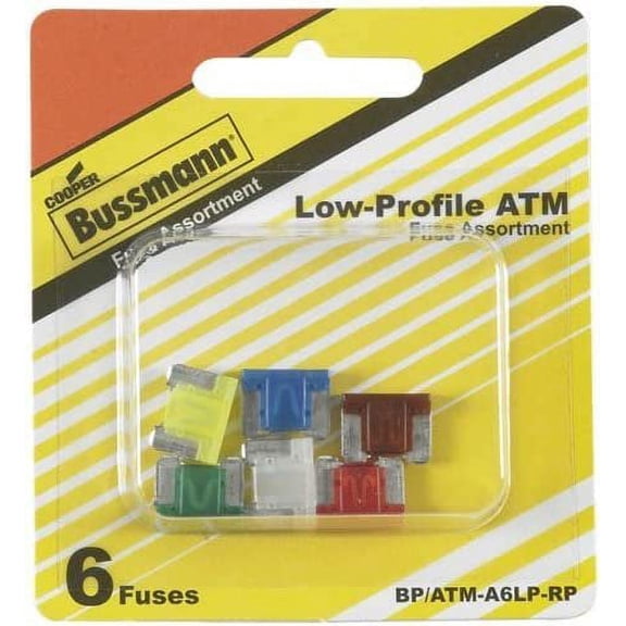 BUSSMANN BP/ATM-A6LP-RP - Low Profile Atm Fuse Assortment