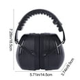 thumbnail image 3 of LSLJS Sound Insulation and Noise Reduction Earmuffs for Sleep Learning and Work. Soft and High Elasticity. Shooting Tactics Sound Insulation Ear Protectors, Noise Cancelling Earmuffs Other Decoration, 3 of 5