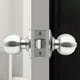 thumbnail image 4 of Pomo de puerta con cerradura Juego de cerradura de puerta delantera de acero inoxidable, ligero, resistente al desgaste, para dormitorio, baño, aula, trastero, manija de bola redonda, pomos de puerta, 4 of 5