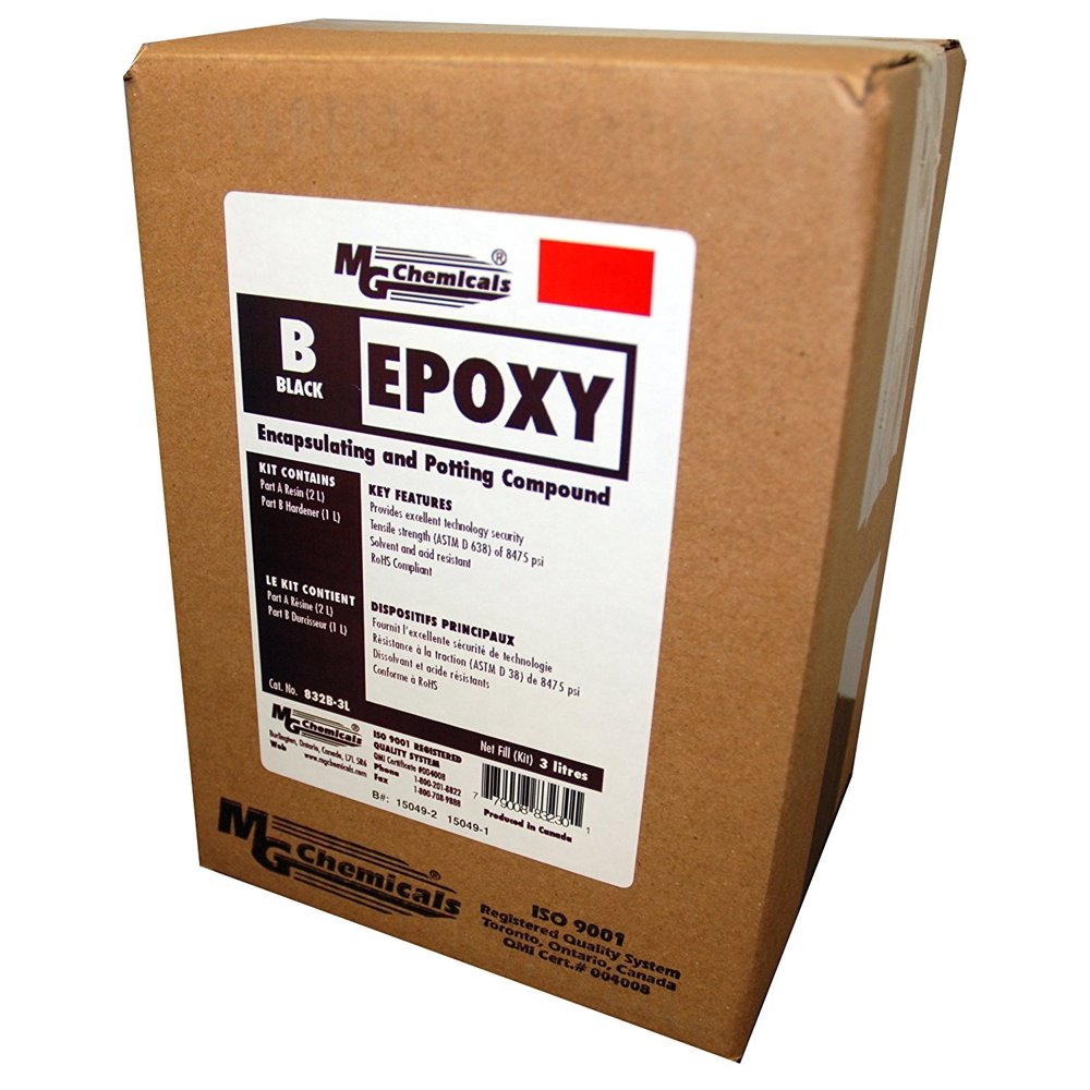 Mg Chemicals 832B60L Black Epoxy Encapsulating and Potting Compound