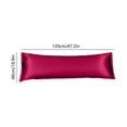 thumbnail image 3 of Funda de almohada larga de satén para dormir: funda impermeable con superficie suave y sedosa, capa a prueba de fugas para el descanso en el dormitorio y el hogar., 3 of 6