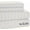 White, variant on 800 Thread Count Light Weight Soft Sheet Set - - Full Size - Striped COLORS Sheet Set - 4 Pieces - { White } Exactly Fit Mattress 21" Inches By KM LINEN