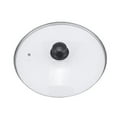 thumbnail image 1 of TopLLC Kitchen Accessories, Kitchen Essentials, Kitchen Tools Universal Glass Lid With Sturdy Handle For Frying Pan Tempered Glass Lid Transparent And Thickened Tempered glass pot lid, 1 of 1