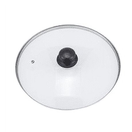 TopLLC Kitchen Accessories, Kitchen Essentials, Kitchen Tools Universal Glass Lid With Sturdy Handle For Frying Pan Tempered Glass Lid Transparent And Thickened Tempered glass pot lid