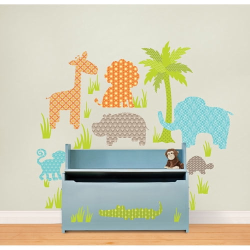 Wall Pops Jungle Friends Kit Wall Decals