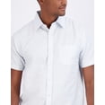thumbnail image 4 of Real Essentials 3-Pack: Men's Regular-Fit Short Sleeve Poplin Button Down Shirt with Pocket (Available in Big & Tall), 4 of 6