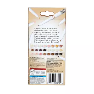 24ct Colors of the World Fine Line Washable Markers