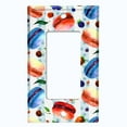 thumbnail image 5 of Metal Light Switch Plate Cover Colorful Macaron Fruit Leaves French Desserts CAK017, 5 of 13