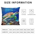 thumbnail image 5 of Chilfamy Coral Reef Fish Pillow Covers for Couch Sofa Indoor Outdoor Pillow Case Soft and Durable All Year Round Suitable for Car Couch Bedroom 1PC 18x18in, 5 of 5