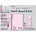 thumbnail image 3 of KOKUYO Campus Notebook A Semi-B5 rayado de 7 mm, 30 hojas, 30 líneas, color rosa, paquete de 5 importación de Japón (NO-3ANX5), 3 of 8
