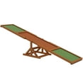 thumbnail image 2 of PawHut Wooden Dog Agility Seesaw for Training and Exercise, Platform Equipment Run Game Toy Weather Resistant Pet Supplies, Orange, 2 of 9