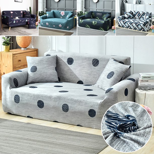 1/2/3/4 Seater Sofa CoverHot Couch Cover Elastic Geometric Patterns