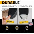 thumbnail image 4 of Molded Cleat Toe Protector, Softball & Baseball Cleat Cover Toe Protectors for Shoes & Cleats - Fits Most Sizes and Styles (Black, Left Cleat), 4 of 6