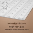 thumbnail image 2 of Foldable Flexible Silicone Household Table Hot Plate, 3-Speed Adjustable Temperature Food Heating Pad US Plug, 2 of 9