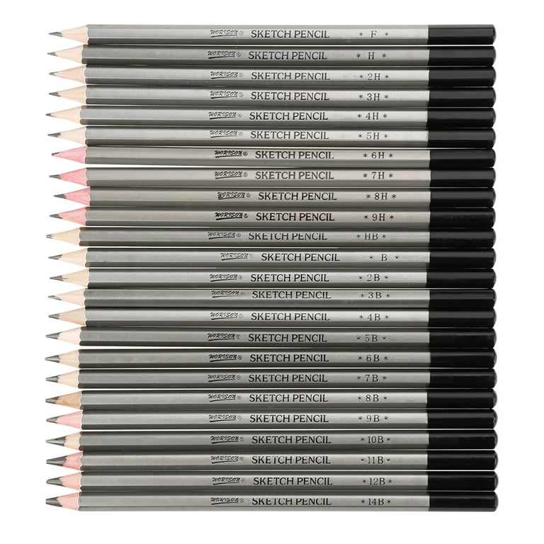 24pcs Drawing Pencil Kit Sketch Pencil Set Art Pencil Set Art Supplies For  Beginners Students