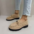 thumbnail image 2 of Women's Casual Shoes Stylish Casual Loafers with Heel and Platform - Versatile Footwear for Everyday Wear, 2 of 9