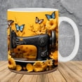 thumbnail image 1 of Floral Sewing Machine Mug, Funny Coffee Mug, Ceramic Sewing Mug with "Any Day Spent Sewing Is A Good Day" Quote, Perfect Mug for Sewing Lovers, Craft & Kitchen Decor, 1 of 5