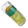 thumbnail image 3 of 280ml Tea Water Separation Cup Double Layer Insulation Transparent Tea Infuser Bottle for Daily Green, 3 of 5