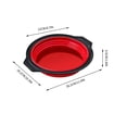 thumbnail image 3 of Baking Pan Rectangular Baking Pan Non-Stick Cake Mold for Oven 1 Count(Red) Rkxzt, 3 of 8
