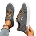 thumbnail image 5 of Willtoo Women's Fashion Sneakers, Orthopedic Round Toe Lightweight Shoes, Lace-Up Low-Top Casual Shoes Arch Support Platform Sole Walking Shoes, 5 of 5