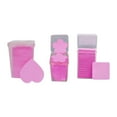 thumbnail image 1 of Almohadillas para uñas de 600 piezas, almohadillas removedoras de la extensión de las pestañas, limpieza de pegamento, limpieza de uñas, tela no rosa rojo, 1 of 9