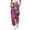 Dark Purple, variant on Womens Halloween Pajamas Pants Cartoon Pumpkin Ghost Sleepwear Wide Leg Pants Cozy Pjs Bottoms Lounge Pants