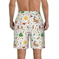 thumbnail image 3 of Naloa Winter Christmas And New Year Deer Men's Beach Shorts, Surfing shorts, Swim trunks, Quick Dry Swim Trunks for Surfing Beach Fun - X-Large, 3 of 9