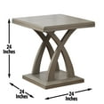 thumbnail image 5 of Steve Silver Jocelyn Gray Wood End Table, 5 of 6