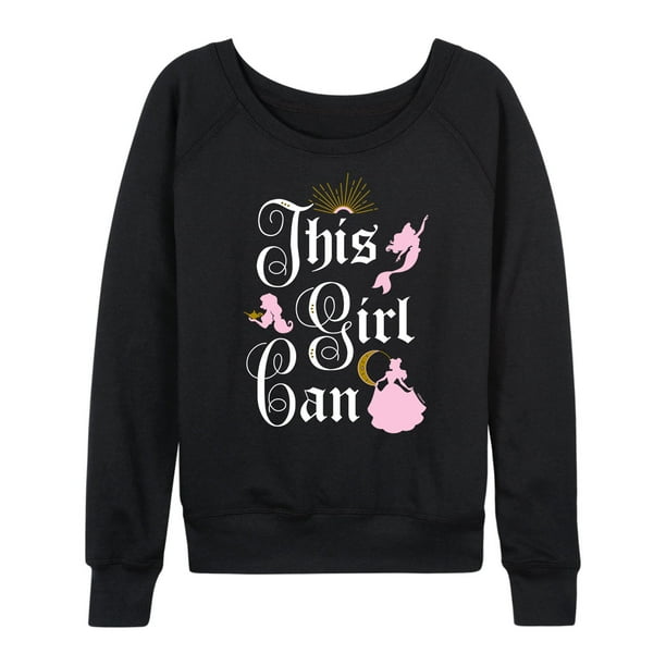Disney Princess This Girl Can Women's Lightweight French Terry