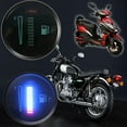 thumbnail image 2 of 12V 2 52mm Universal Car Motorcycle Fuel Level Meter LED Light K6X3 Gauge Display 8, 2 of 9