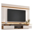 thumbnail image 1 of Mueble para TV 75"  Empotrable con Luz Led NT1370 Blanco-Freijo, 1 of 10