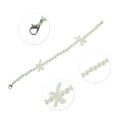 thumbnail image 3 of Unique Bargains 1 Pc Portable Pearl Bow Handbag Strap for Dating White Metal Plastic, 3 of 5