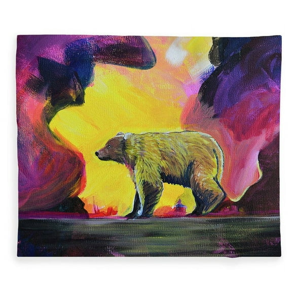 Rosebud Poppa Bear - Blanket