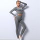 thumbnail image 4 of Women Sport Fitness Yoga Outfit 4 Colors Nylon Fabric Slim Fit Yoga Clothing Set for Running Dancing Volleyball, 4 of 5