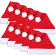 thumbnail image 1 of CHAO 20 piezas Gorros navideños 39x28cm Gorros de Papá Noel Gorro navideño de San Nicolás Paquete de 20 piezas, 1 of 5