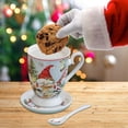 thumbnail image 5 of Bits and Pieces Christmas Gnome Mug Gift Set – 11 oz Porcelain Mug, Saucer & Spoon, Holiday Gnome Decor, Gift Boxed 3-Piece Set, 5 of 9