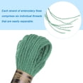 thumbnail image 4 of Unique Bargains Sea Green Embroidery Floss, 8m, 12 Skeins, 4 of 6