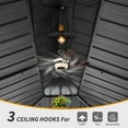 thumbnail image 4 of Domi Ourdoor Living 22ft×14ft Hardtop Gazebo,Aluminum Frame Canopy Galvanized Steel with Double Roof,Permanent Outdoor Metal Pavilion with Curtains & Netting for Patio,Backyard & Lawn,Gray, 4 of 9