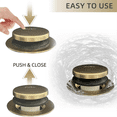 thumbnail image 3 of 2X Bathtub Drain Toe Bath Tub Drain Kit with Two-Hole Overflow Faceplate, Bath Tub Drain Set, 3 of 7