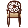 thumbnail image 4 of Spider Web Back Accent Lounge Chair, Medium Mahogany Frame with Diamond Grain Fabric, 4 of 5
