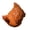 🥝 Orange_New#517, variant on Garden Fence Hen Ornament Set, 3D Chicken Yard Art Decorative Outdoor Plastic Fence Décor, White Brown Orange Yellow, 4.7 x 4.3 x 3.9 in, 2 Pack