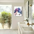 thumbnail image 4 of ZFLMY Birds Kissing Print On Canvas Wall Decor for Home Living Room Bedroom Office, Artistic Canvas Prints Wall Art for Bathroom Kitchen Decoration, Perfect Gift Ideas, 12x16/16x20 Inches 12x16in, 4 of 5