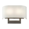 thumbnail image 6 of 45221-07 Livex Lighting 2 Light Medium Wall Sconce In Contemporary Style-9 Inches Tall and 13 Inches Wide-Bronze Finish, 6 of 15