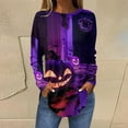 Womens Halloween Costumes 2024 Plus Size Pumpkin Bats Graphic TShirts