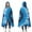 Blue Tie Dye, variant on Wearable Blanket,Blue Tie Dye Spiral Pattern Hooded Wearable Flannel Blanket for Adults & Teens,Winter Poncho Shawl Wrap Cape Cozy Anti-Pill,60"x80"