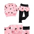 thumbnail image 2 of Balems Children's Suit Girls Stitching Sports Suit Fashion Trendy 2PCS/Set, 2 of 6