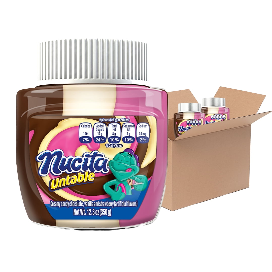 (12 pack) Nucita Tri-Sabor Spreadable Jar, 12.35 oz, Pack of 2