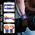 thumbnail image 3 of WYOX 12" Weightlifting Wrist Wraps for Men & Women – Professional Wrist Support with Heavy Duty Thumb Loop, Best for Powerlifting, Bodybuilding, Strength Training & Gym Workouts, 3 of 7